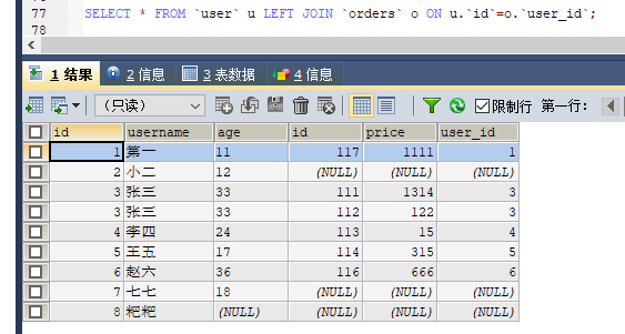 MySQL 高级多表查询数据库JackHuang888的博客-