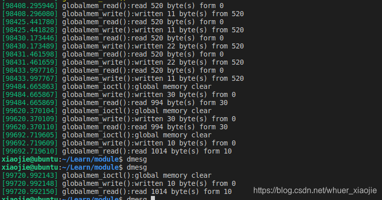 Linux 字符设备驱动模板操作系统whuerxiaojie的博客-