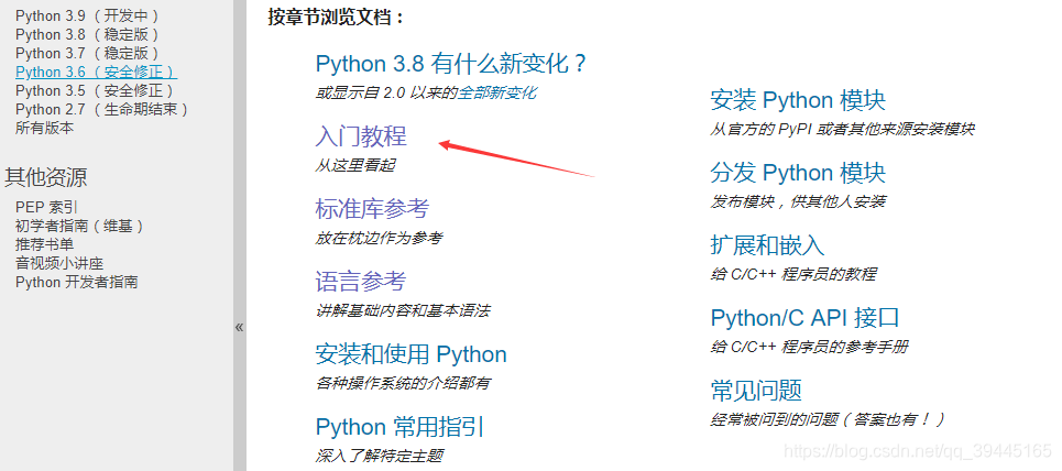 如何查阅python的官方文档 二哈 Csdn博客 Python帮助文档怎么看