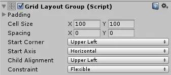 Grid Layout Group