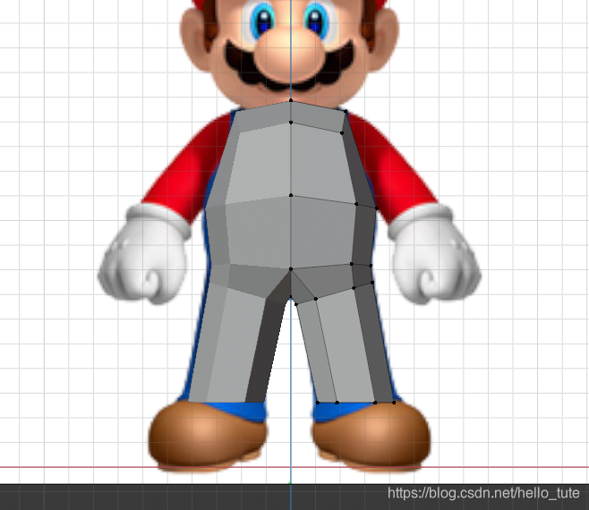 Blender图解教程:高仿版超级马里奥(三)身体建模(5月7日更新 附模型下载)blender,游戏开发开发游戏的老王-