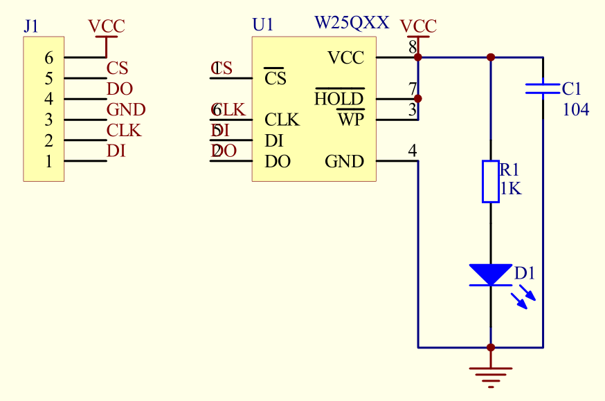 spi flash芯片w25q32英文版数据手册解读(一)---------引脚功能,工作