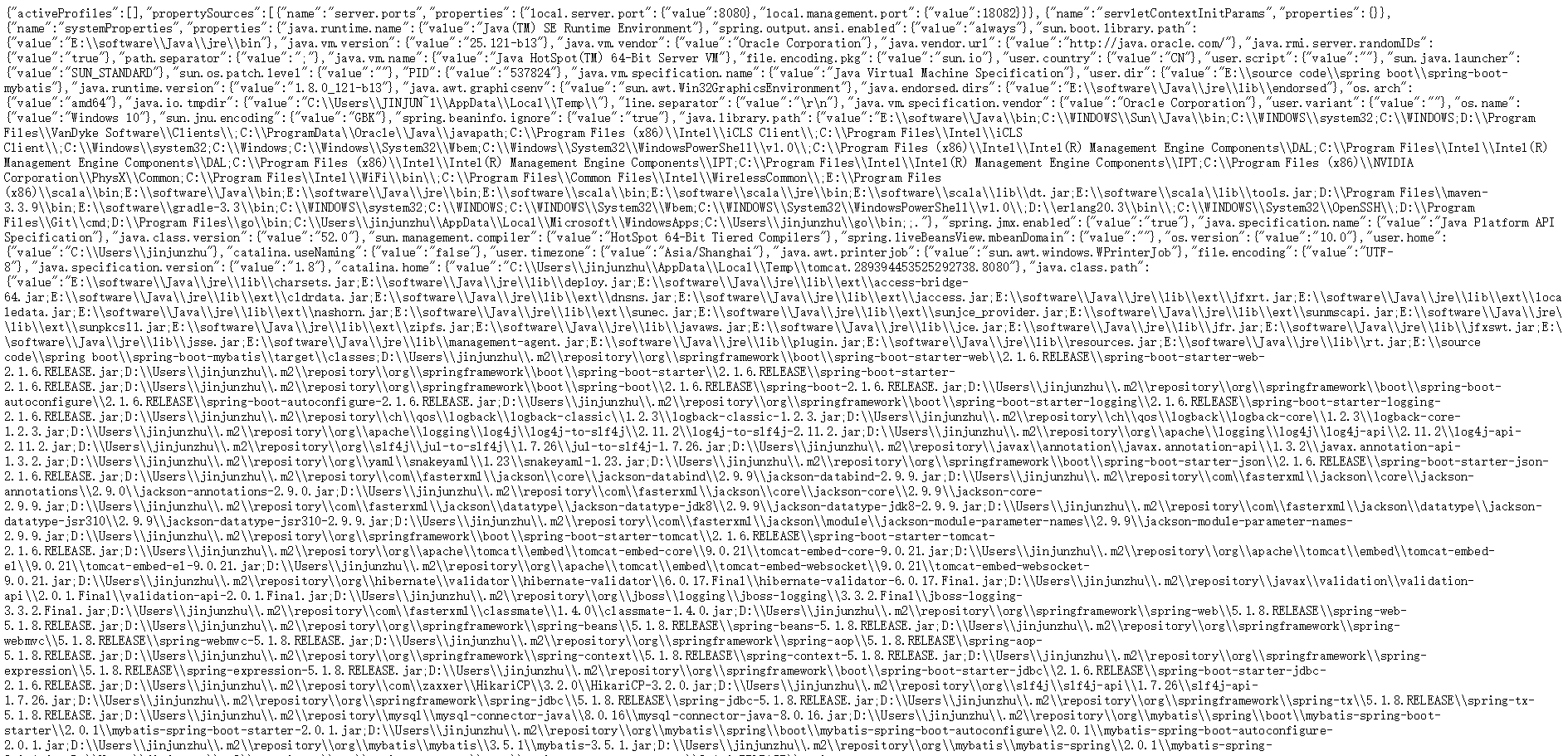 springboot研究七：springboot自带监控actuator_spring boot actuator unauthorized