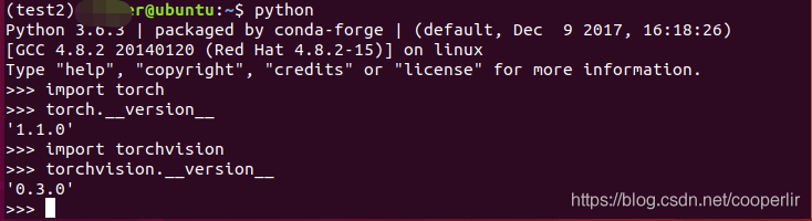 Check the installed version of pytorch and torchvision - Programmer Sought