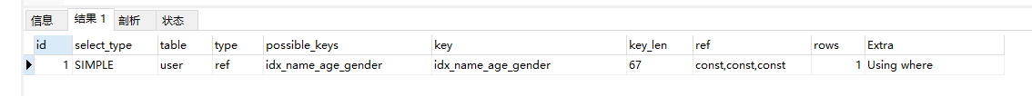 Three fields using joint index