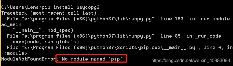 python3 pip install 安装时 No module named 'pip' 问题解决及pip国内源更改、升级_python3 ...