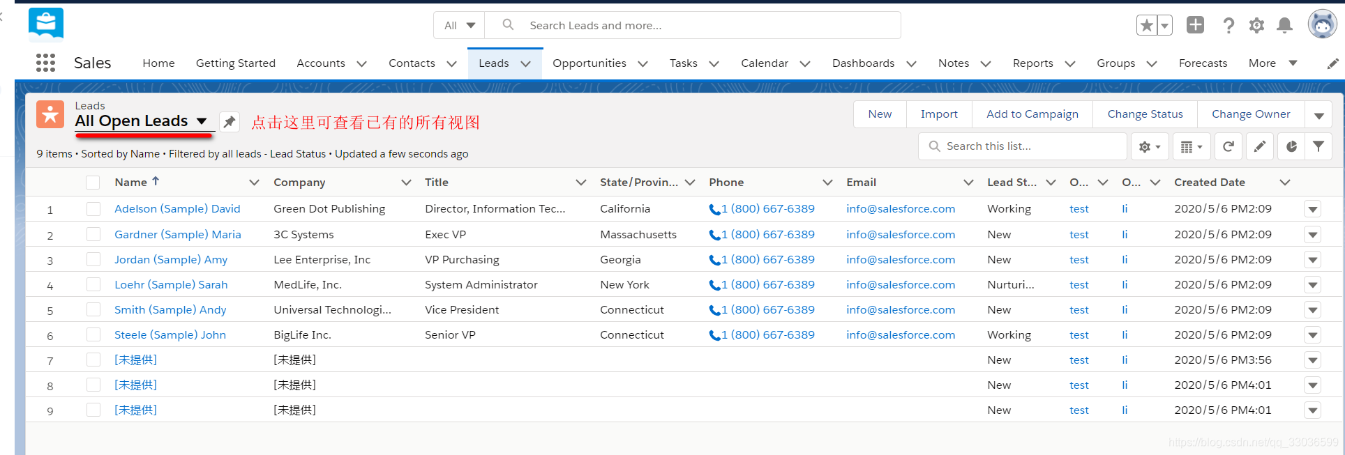 salesforce-潜在客户Lead的视图管理_salesforce 客户列表-CSDN博客