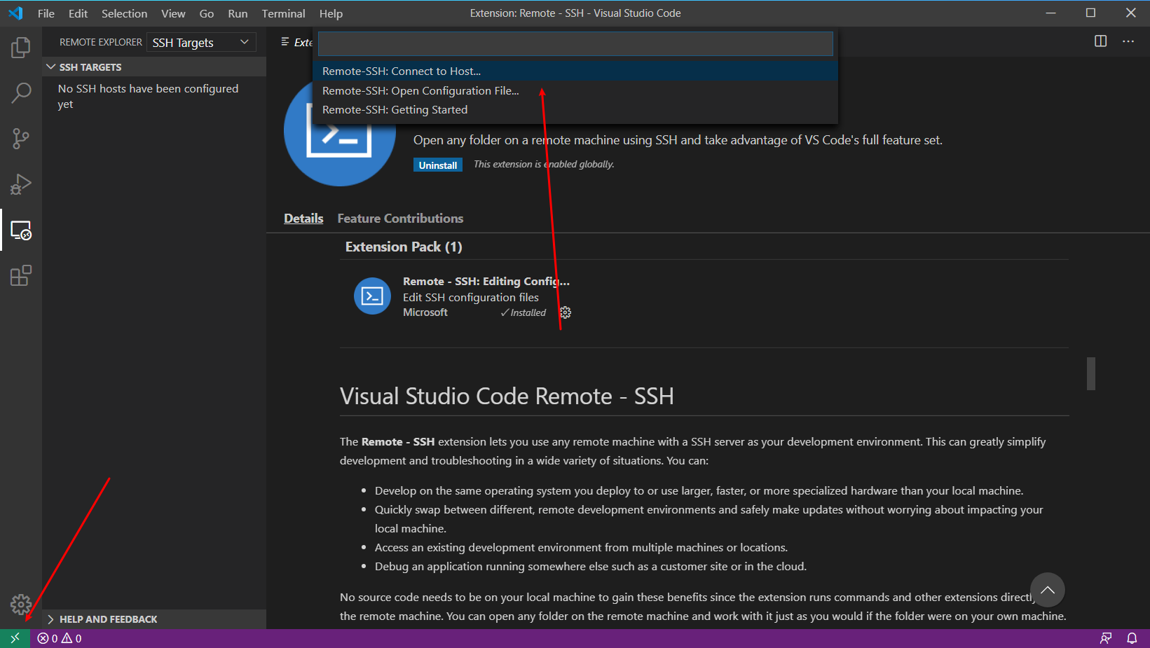 VScode RemoteSSH 远程编辑与无密码登录_vscode remote连接时[094918.440] > ssh