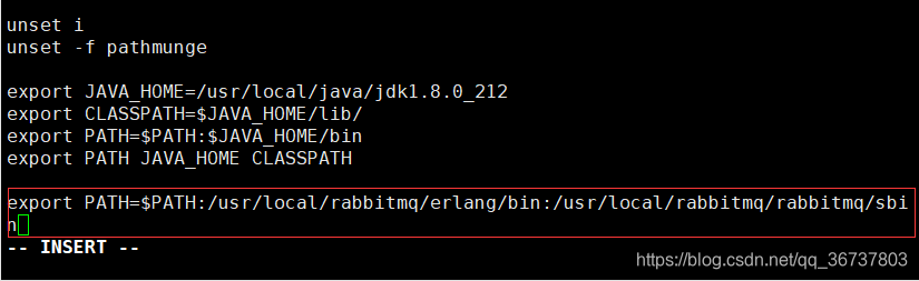 Environment variable configuration