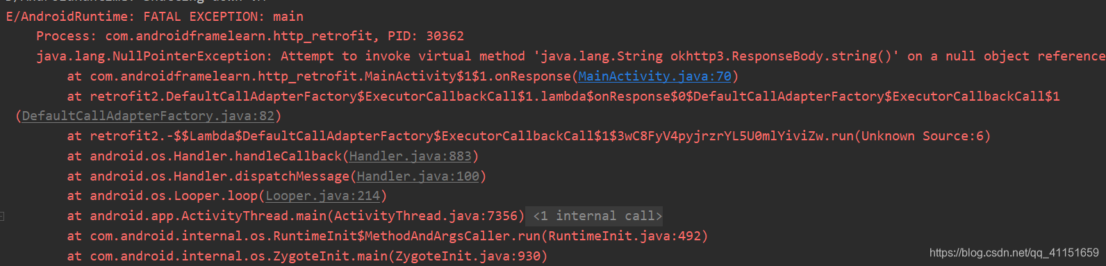 每天学习一个Android中的常用框架——5.Retrofit移动开发赈川-