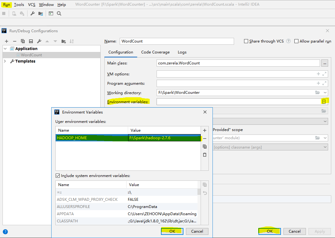 解决Hadoop报错：Could not locate executable null\bin\winutils.exe in the Hadoop binaries.