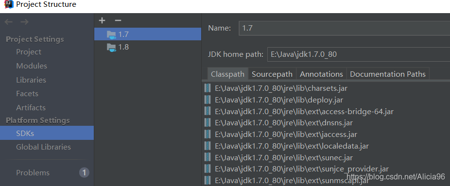 Error:java: Cannot run program "E:/Java/jdk1.7.0_80/bin/java" (in ...