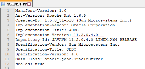 Oracle 11g Java驱动包ojdbc6.jar安装到maven库，并查看jar具体版本号