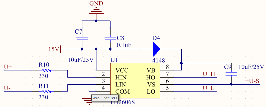 fd2606s半桥栅极驱动器
