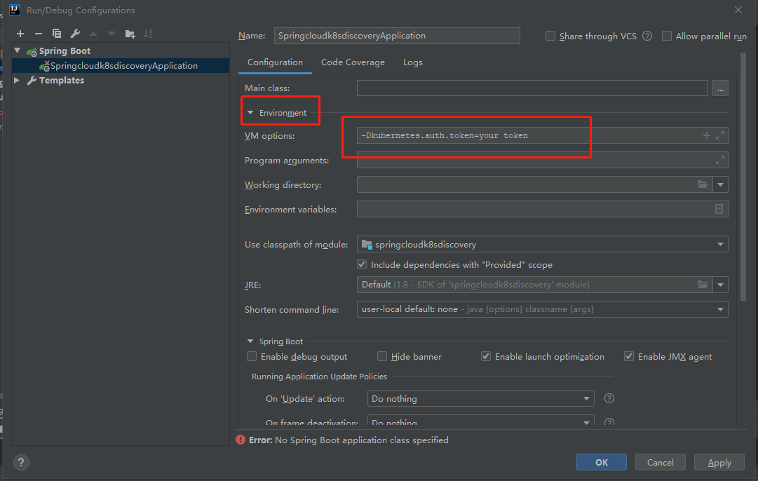 Spring cloud kubernetes k8s Apiserver kubesphere api li a long 