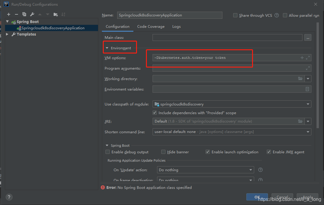 Spring Cloud Kubernetes K8s Apiserver Kubesphere Api Li A Long