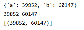 用0到9十个数字，每个数字使用一次，构成两个五位数a和b，并且a+20295=b.求a,b