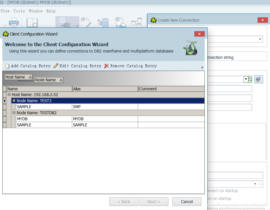 DB2客户端访问配置 toad for db2_toadfordb2的连接配置 备份CSDN博客