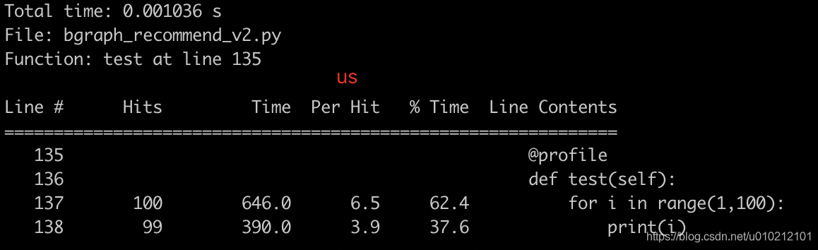【python性能测试】line_profiler每行代码的耗时统计/空间占用/整体性能分析_profiler 窗口加载数据 用代码分析耗时 ...