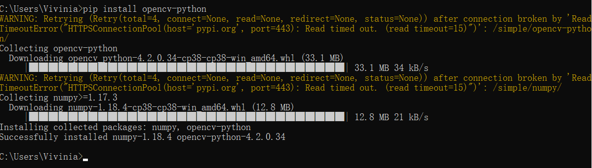 python-pycharm install opencv - Programmer Sought