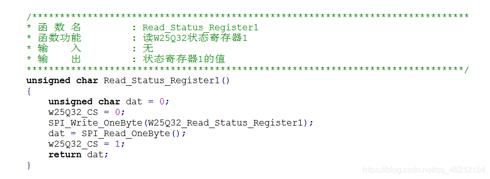 SPI Flash芯片W25Q32英文版数据手册解读(三)---------程序编写,电路应用嵌入式qq46212154的博客-