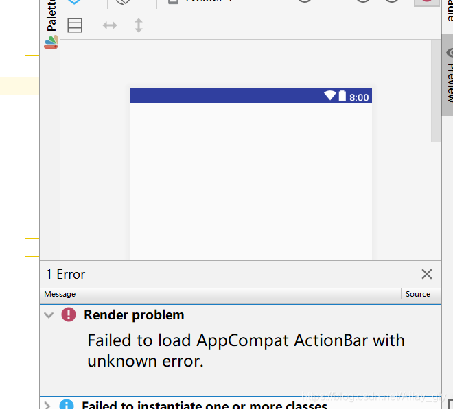 出现 Render Problem 错误-CSDN博客