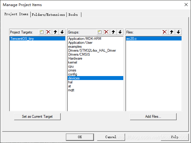 小熊派移植 TencentOS-tiny+M26/EC20+MQTT 对接腾讯云平台IoThub网络Mculover666的博客(嵌入式)-