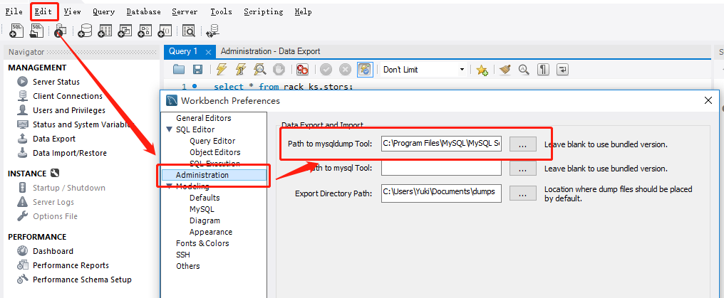 mysql workbench forward engineer not working