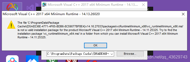 Microsoft visual c++2017 X64 Minimum Runtime等vc++运行库问题的解决记录_mioruntime ...