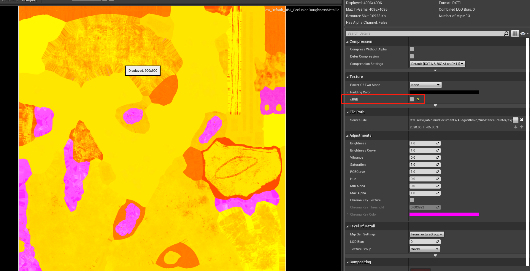 Substance Painter to UE4 服饰材质基础设置_substance painter 进入ue4设置CSDN博客