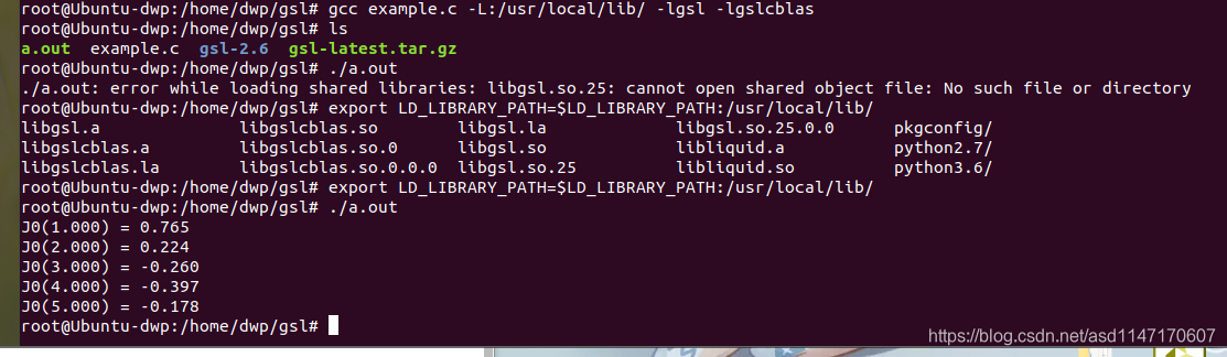 GNU/LINUX科学计算库GSL安装_gnu scientific library-CSDN博客