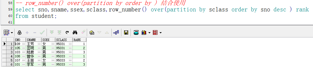 Oracle  窗口函数  实例操做  放大招数据库靠自己A. 的博客-