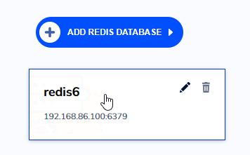 鼠标点击新添加的redis