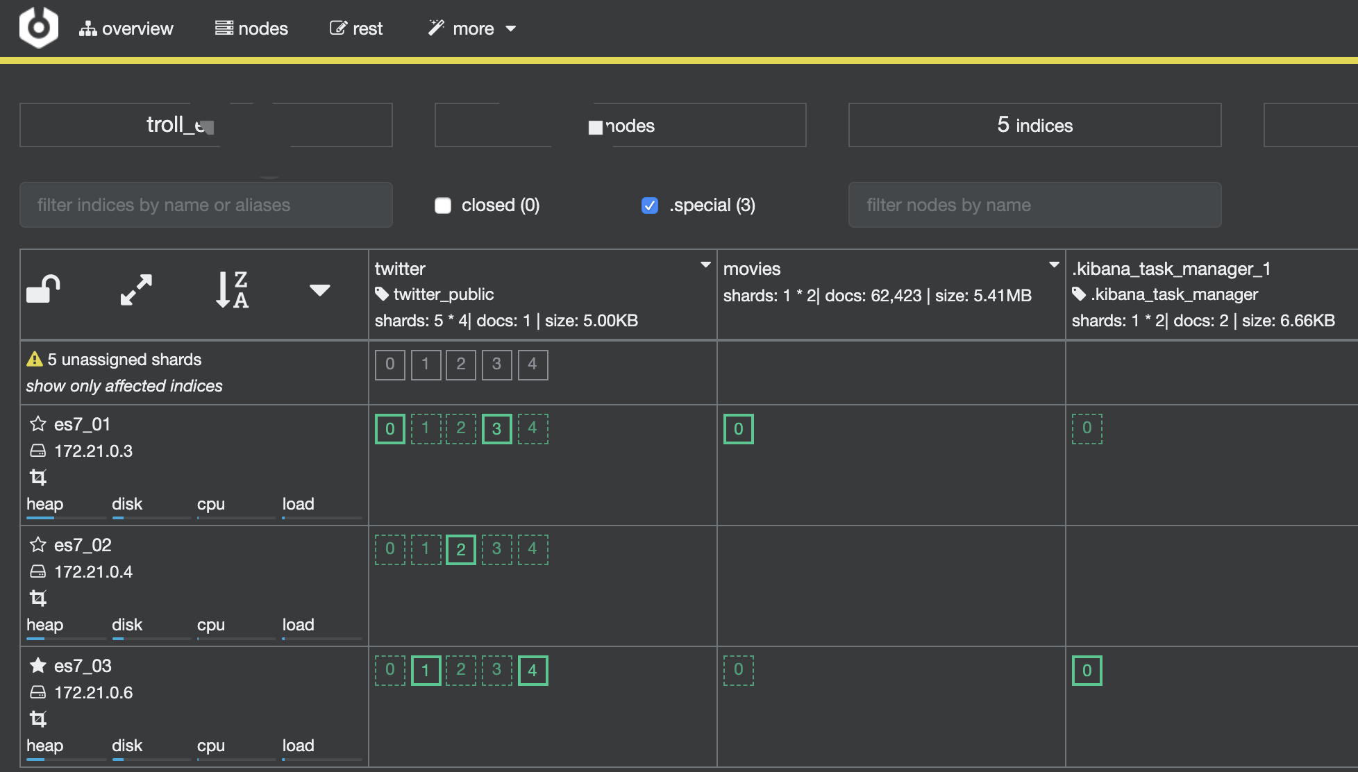 Elasticsearch(ES)生产集群健康状况为黄色(yellow)的官方详细解释、原因分析和解决方案(实测可用