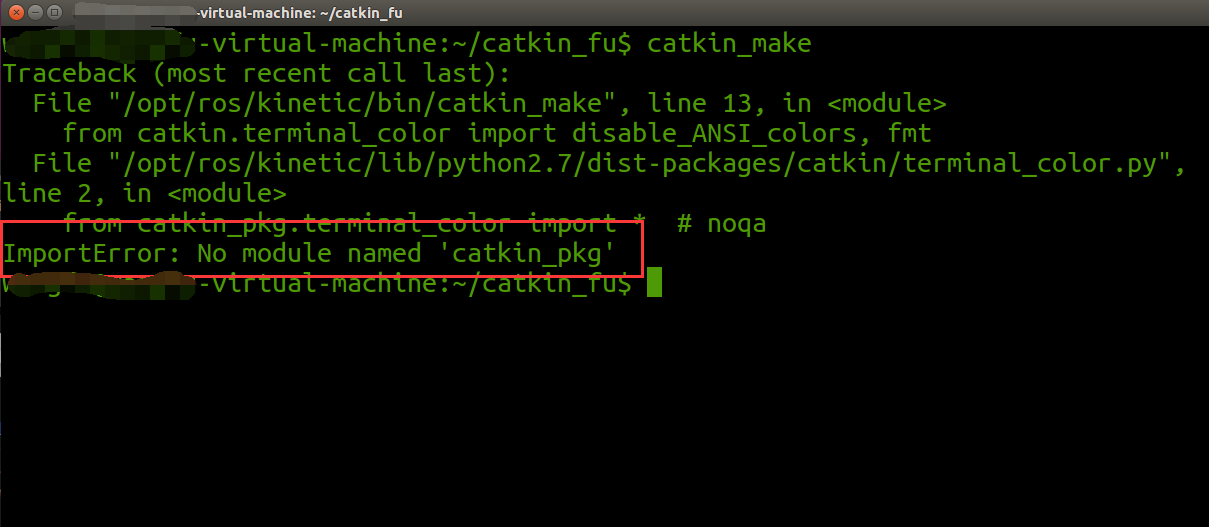 catkin_make后输出：ImportError No module named 'catkin_pkg'解决方案.CSDN博客