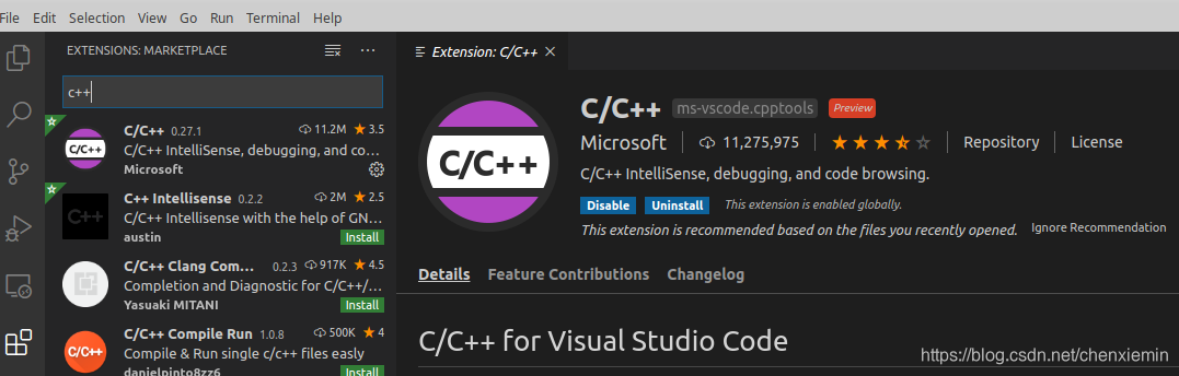 c/c++插件