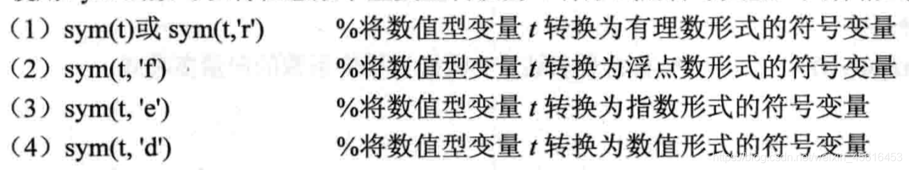 《MATLAB实用教程》第四章:符号运算——符号变生成、符号变量的基本操作_sym 转变到 double-CSDN博客