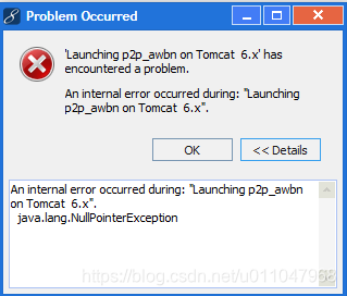 An internal error occurred during: Launching MVC on Tomcat  6.x.