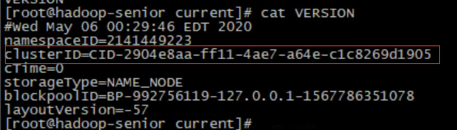 hadoop启动发现datanode启动失败，查看日志提示java.io.IOException: Incompatible ...