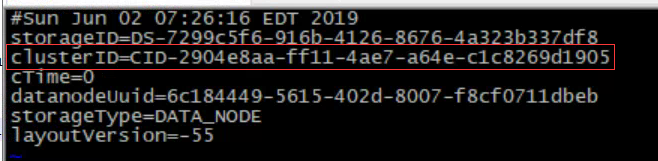 hadoop启动发现datanode启动失败，查看日志提示java.io.IOException: Incompatible ...