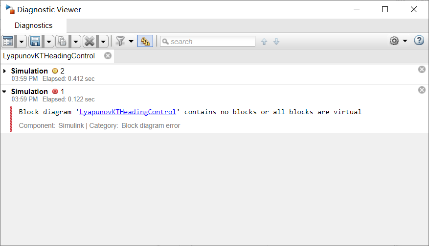matlab simulink关于contains no block or all blocks are virtual的报错_block ...