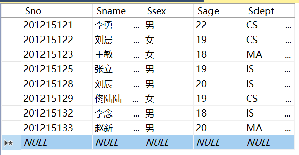 【2019-2020春学期】数据库实验3：CRUD 学习增、删、改、查操作数据库咸鱼3号-