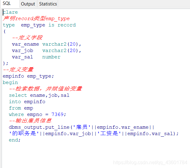 (Oracle学习笔记) PL/SQL编程语言数据库qq43601784的博客-