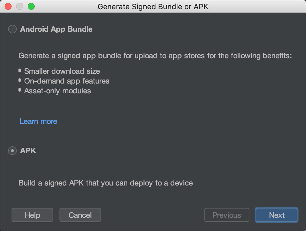基于Android Studio 3.6.3 打包构建APK的两种配置方式移动开发群鸿-