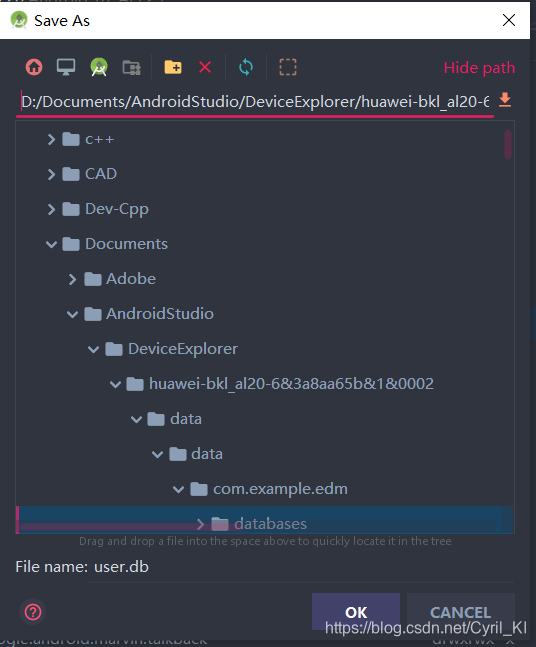安卓开发创建的数据库到底在哪里?数据库CyrilKI的博客-