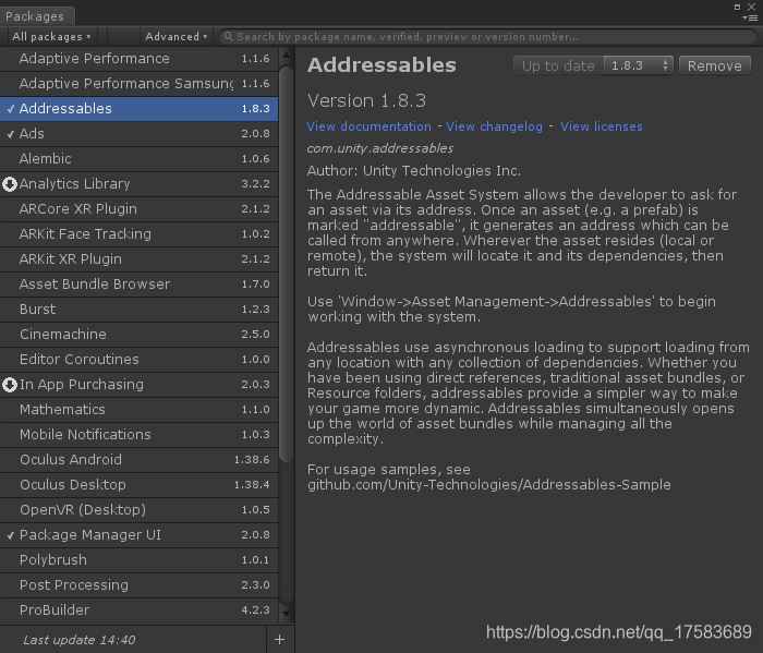Unity Addressable 本地模拟热更新游戏qq17583689的博客-