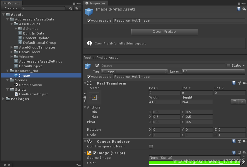 Unity Addressable 本地模拟热更新游戏qq17583689的博客-