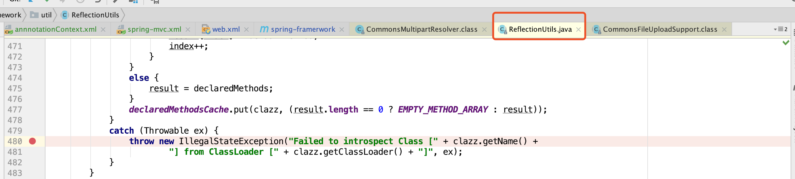 Failed to introspect