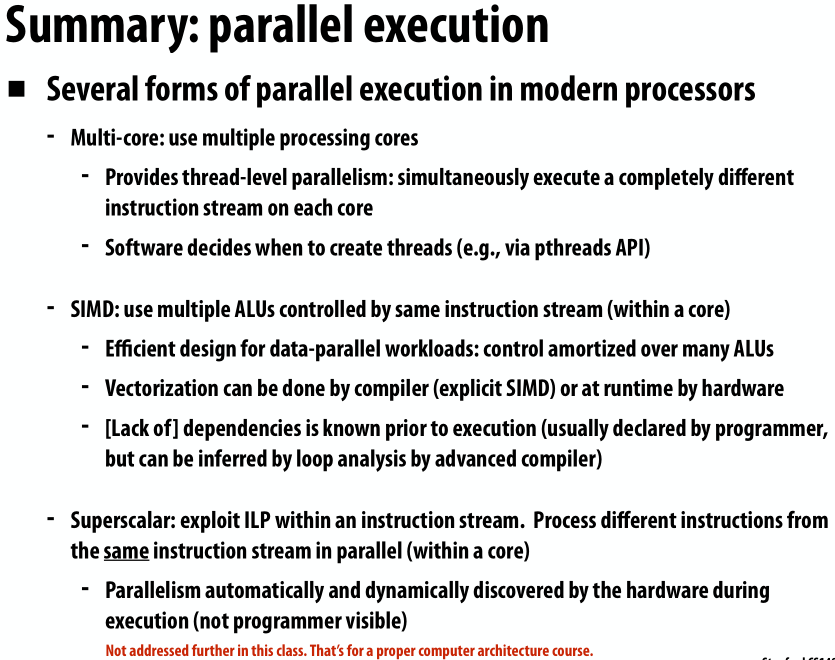 stanford cs149 parallel computing L2 A Modern Multi-Core Processor ...