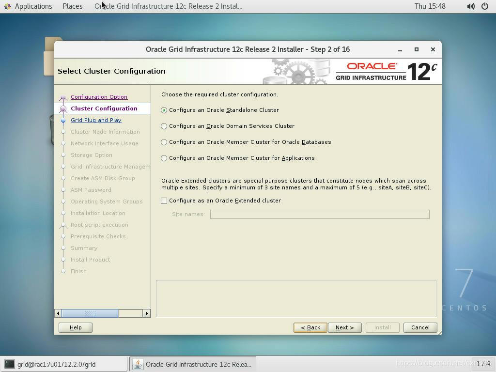 Oracle 12c RAC--安装grid_configure oracle grid infrastructure a new ...